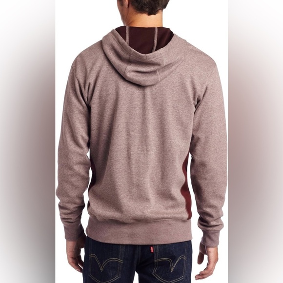 Columbia Men's Maroon Omni Shield Zip Sweatshirt Size Medium Advanced Repellency - Picture 2 of 15